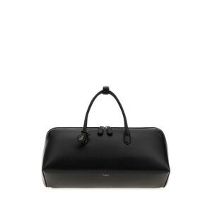 Alaia Women Black Leather Medium Delta Handbag